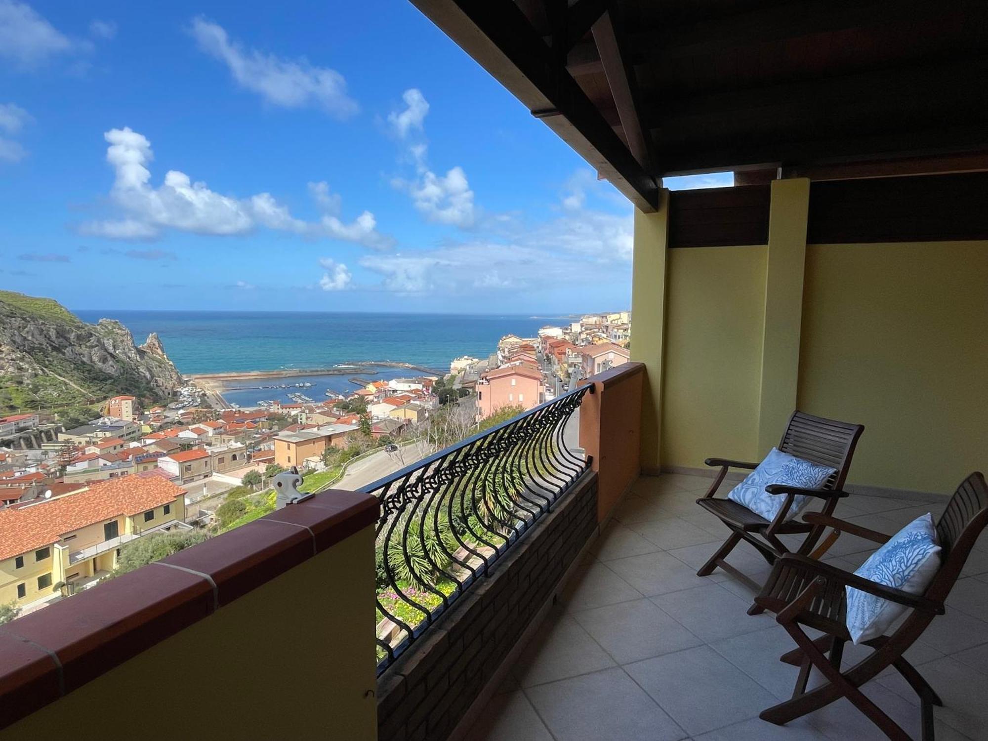 Blue Vista - Casa Marina Apartment Buggerru Bagian luar foto